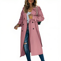 Nora | Comfortable And Elegant Double Breasted Trench Coat