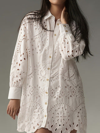 Sofia | Lightweight and Breathable Button Front Tunic Shirt