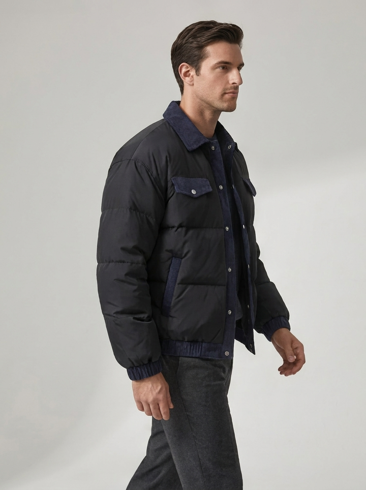 Maverick | Casual Puffer Coat – Stylish Winter Jacket for Men