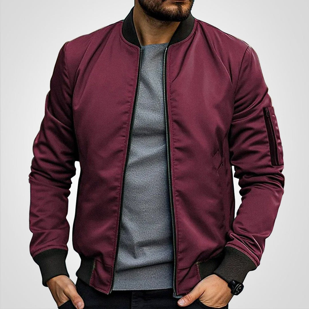 Kevin | Modern and Classic Ribbed Bomber Jacket