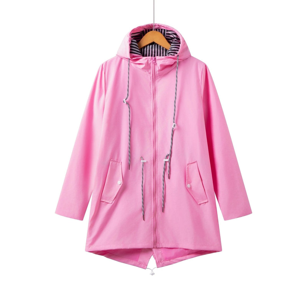 Sophia | Waterproof Trench Coat – Practical Hooded Style for Women