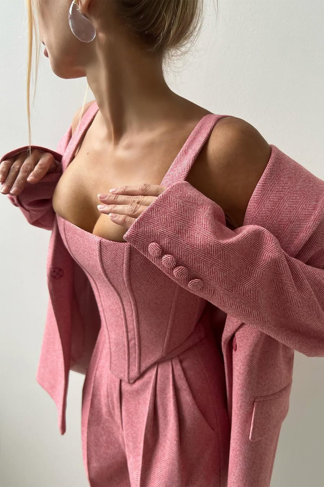 Isabelle | Stilvolles und vielseitiges dreiteiliges Blazer-Set