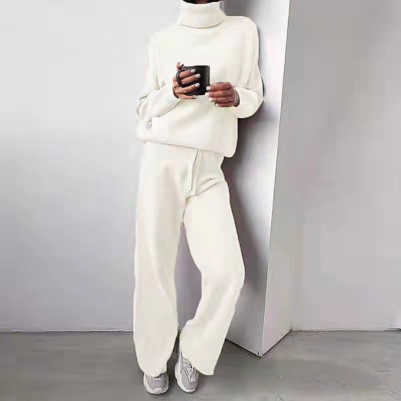 Elizabeth | Cozy And Elegant Turtleneck Knitted Two Piece Set