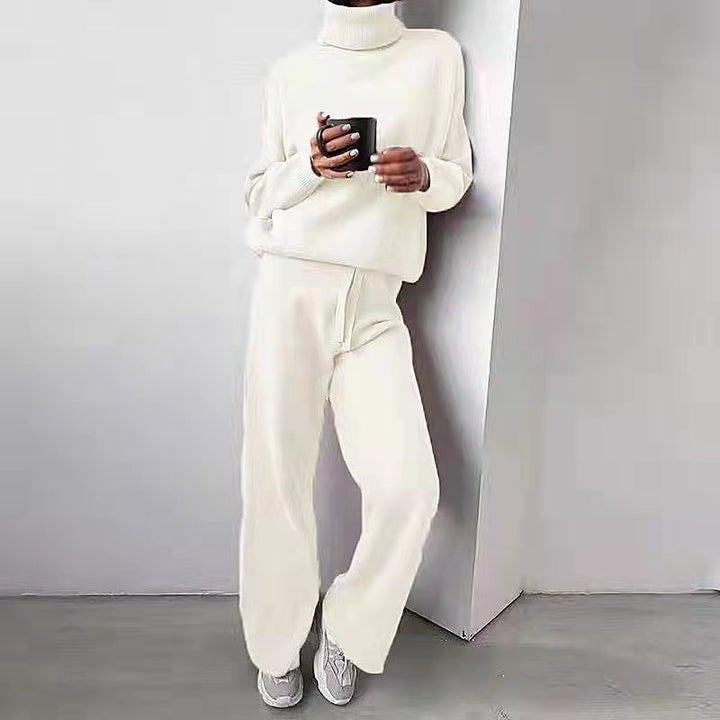 Elizabeth | Cozy And Elegant Turtleneck Knitted Two Piece Set