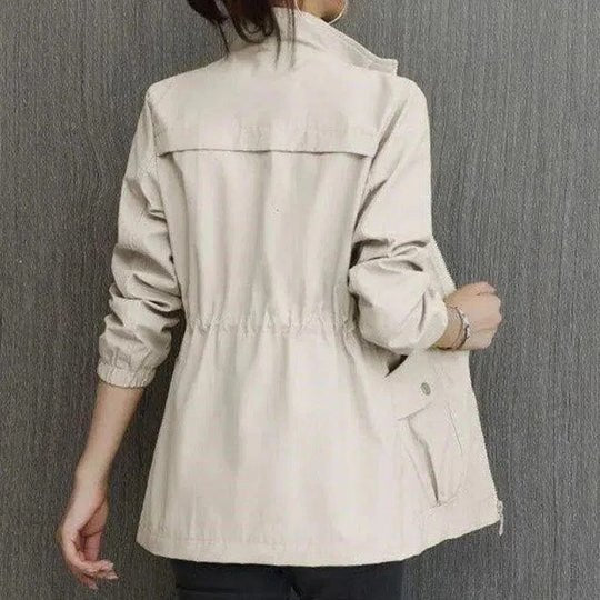 Roxanne | Waterproof Cinched-Waist Jacket for Everyday Style