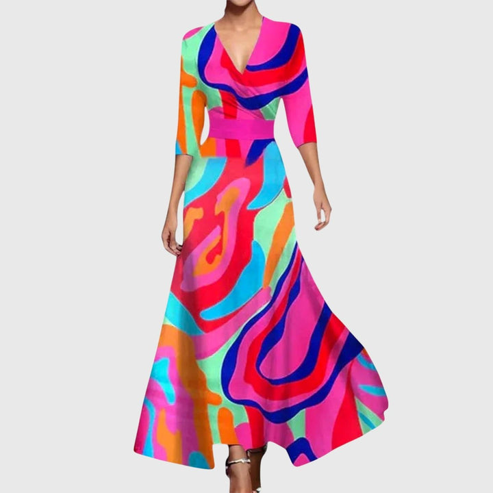 Seraphina | Elegant And Comfortable Long Sleeved Maxi Dress
