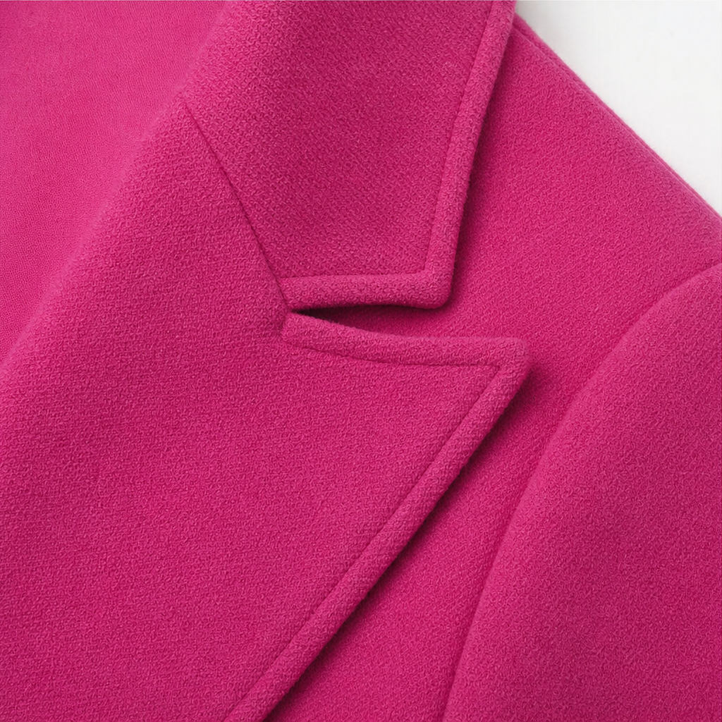 Wearbella | Double-Breasted Wool-Look Coat for Women