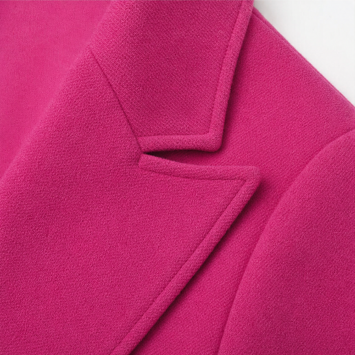 Wearbella | Double-Breasted Wool-Look Coat for Women