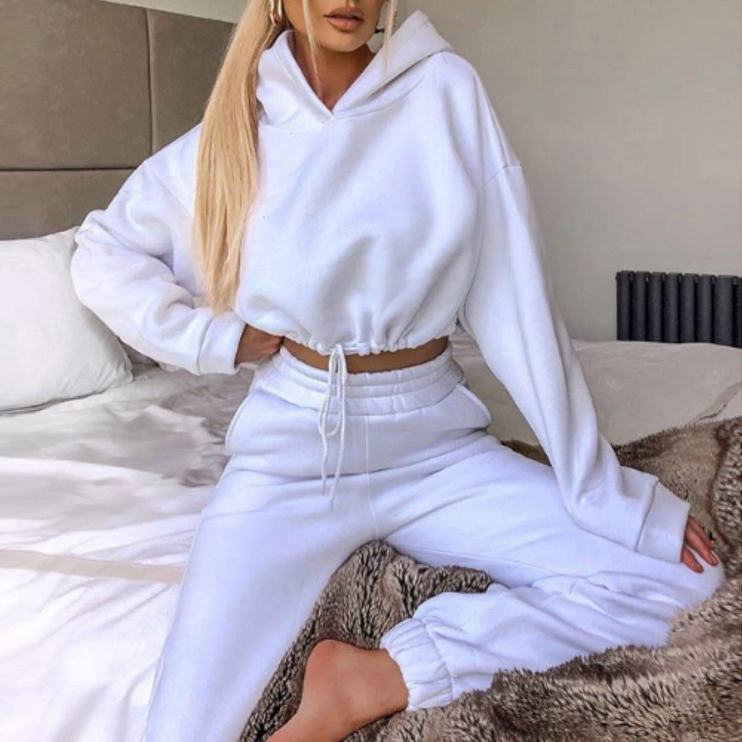 Drape | Two-Piece Tracksuit Set with Hood