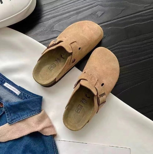 Isabella | Comfortable And Stylish Suede Slip On Mules