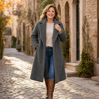 Nora | Stylish and Cozy Women's Long Teddy Coat