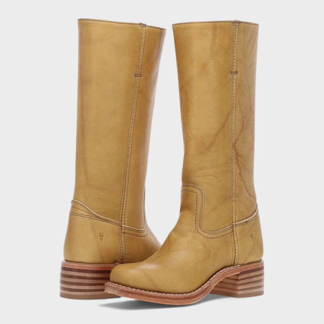 Eleanor | Stivali al ginocchio eleganti in pelle, dallo stile western