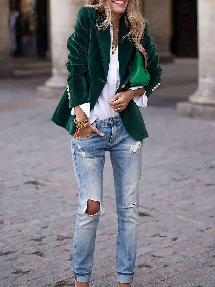 Seraphina | Comfortable And Versatile Velvet Blazer