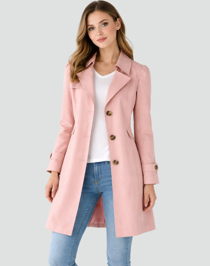 Mia | Comfortable And Classic Tailored Trench Coat
