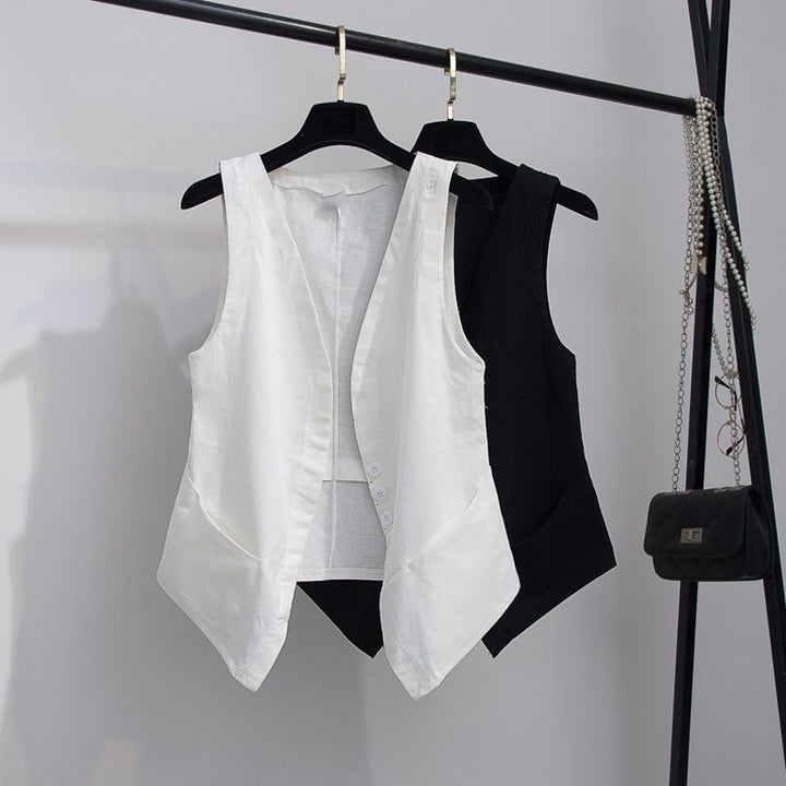 Ava | Gilet élégant et respirant au style lin