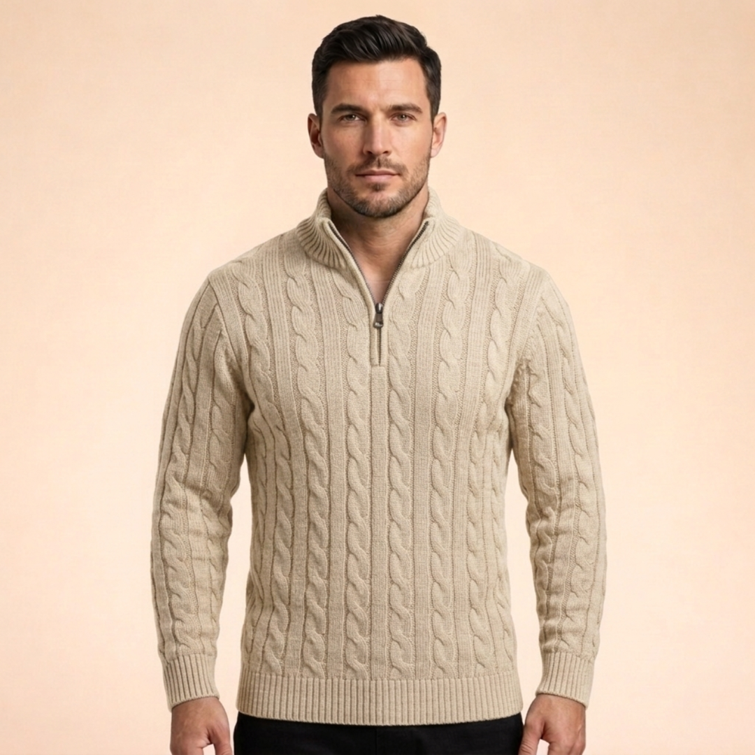 Ethan| Maglione classico caldo in lana da uomo