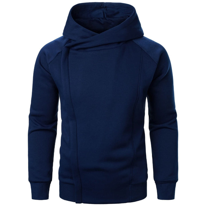 CROSSFIELD | Asymmetric Zip Hoodie – Modern Urban Style for Men