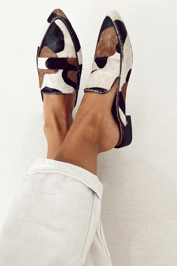 Evelyn | Schicke und stilvolle Damenloafer mit Animalprint