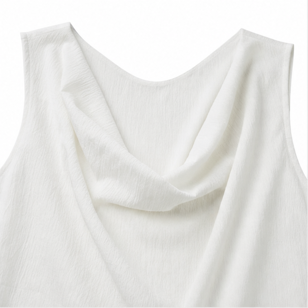 Marella | Cowl Neck Mini Dress – Slim Fit with Pockets for Women
