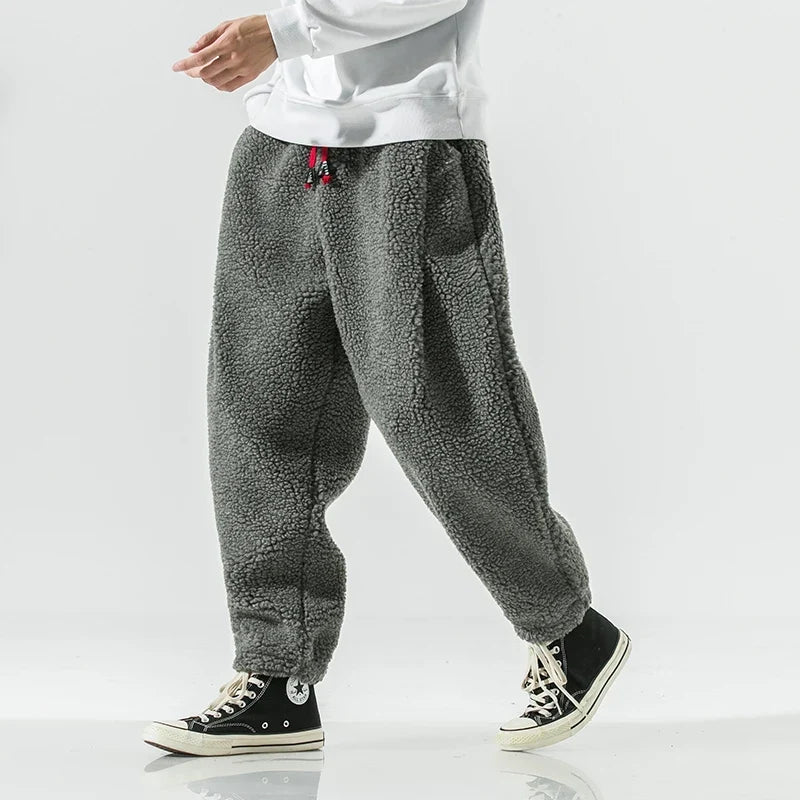 Cozy | Fleece Sweatpants with Drawstring and Pockets