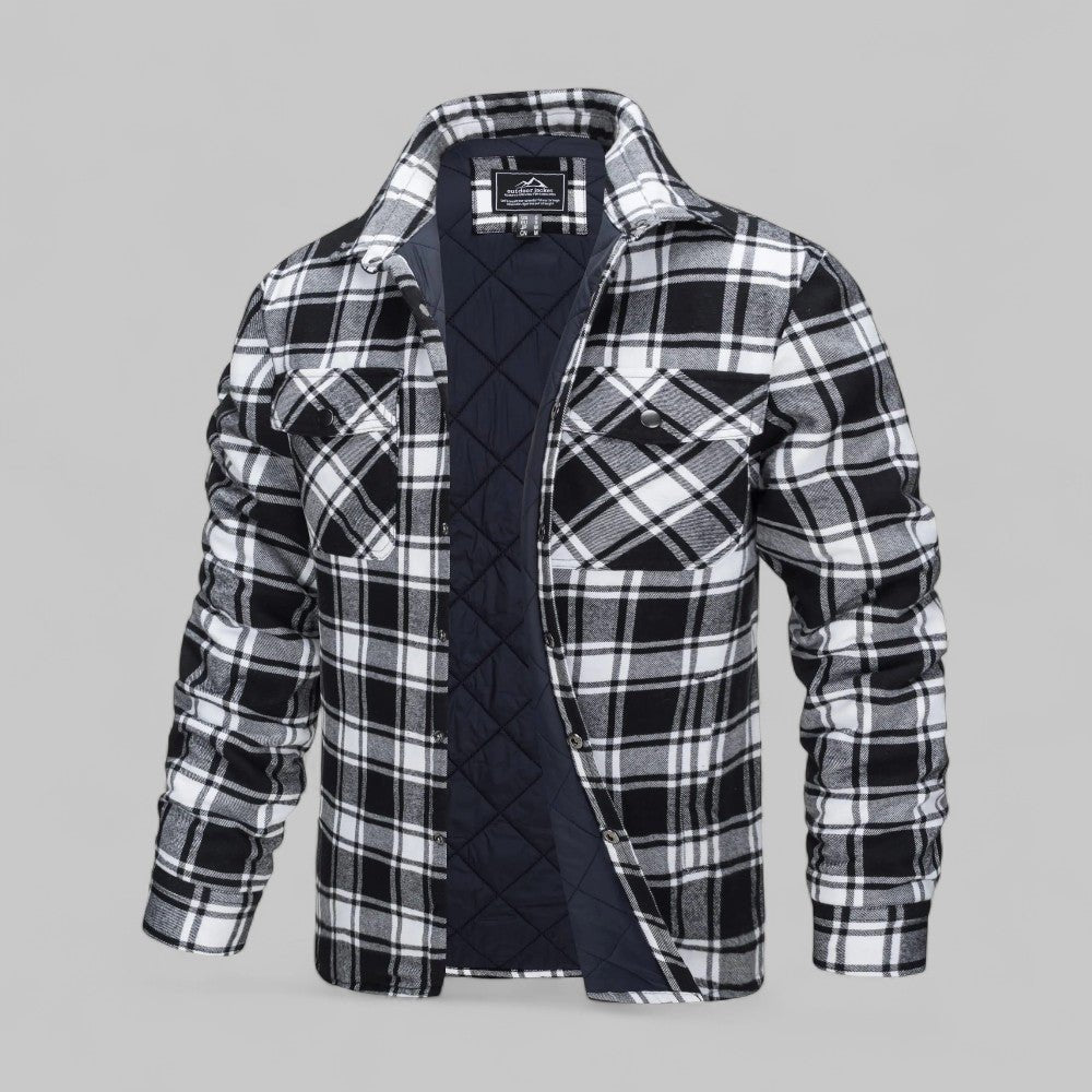 Tobias | Flannel Shirt Jacket – Comfortable Plaid Style