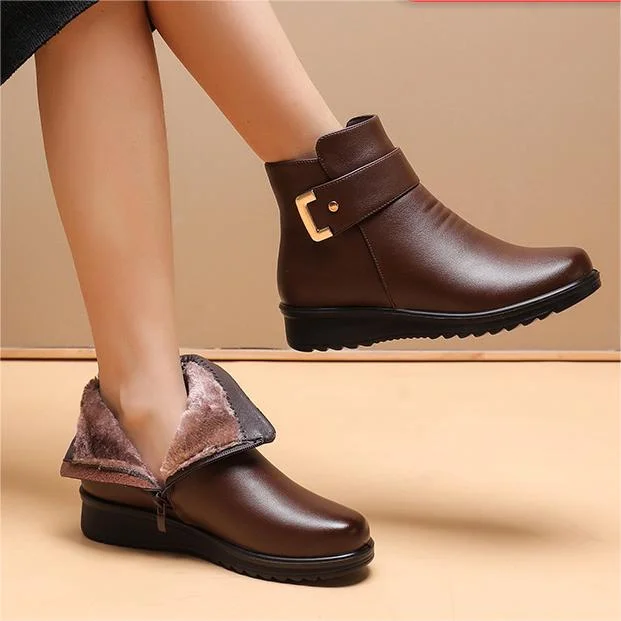 Nora | Orthopedic Boots – Genuine Leather Support for Women