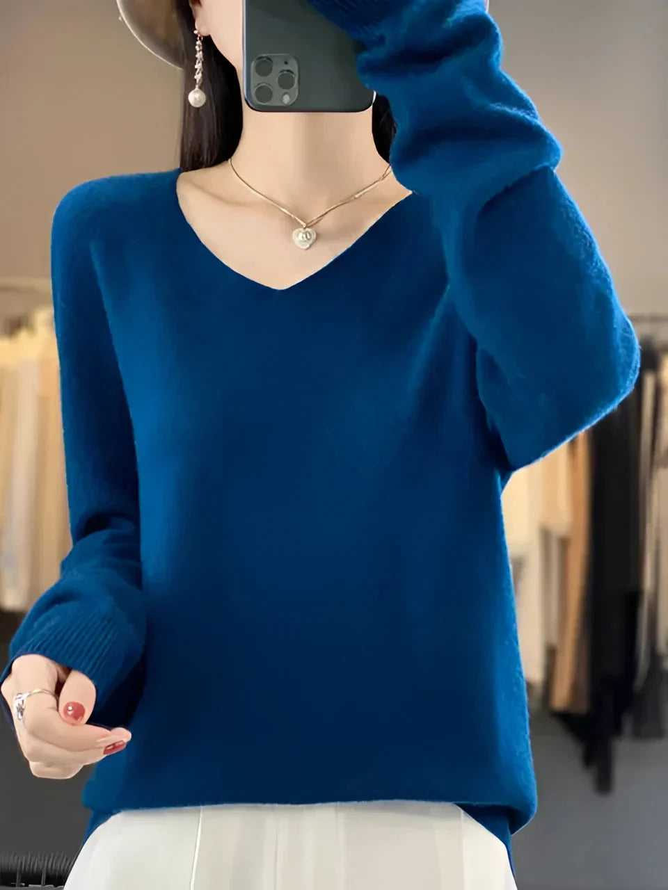 Isabella | Cashmere Sweater – Luxurious Comfort for Women