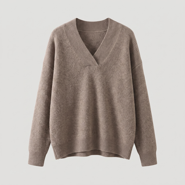 Camille | V-neck Knit – Cozy Everyday Style for Women