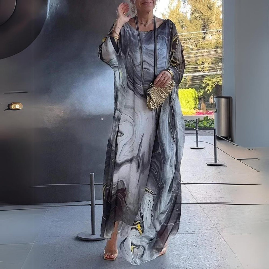 Sofia | Comfortable and Flowing Long Sleeved Maxi Dress
