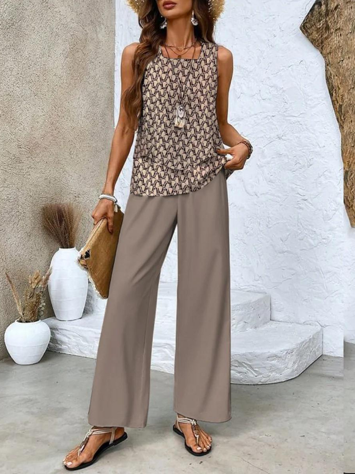 Olivia | Airy And Stylish Summer Two Piece Set
