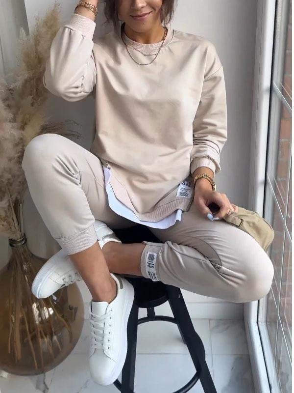Mackenzie | Loungewear Set – Soft Cotton-Polyester Blend for Women