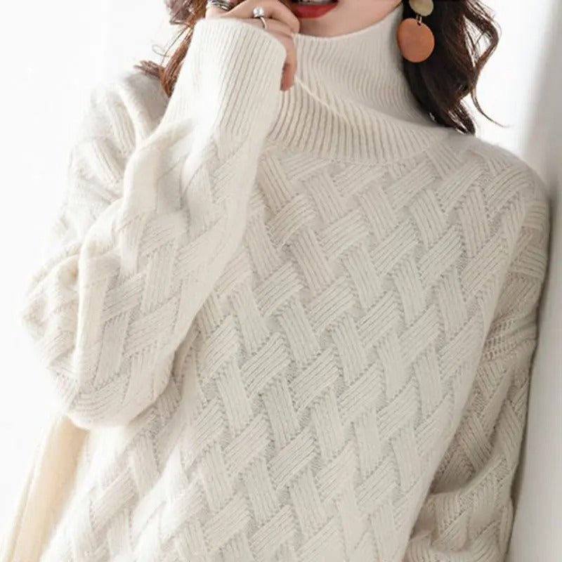 Charlotte | Cashmere Turtleneck Sweater for Women