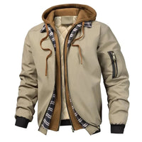Liam | Robuste und warme Bomberjacke mit Kapuze