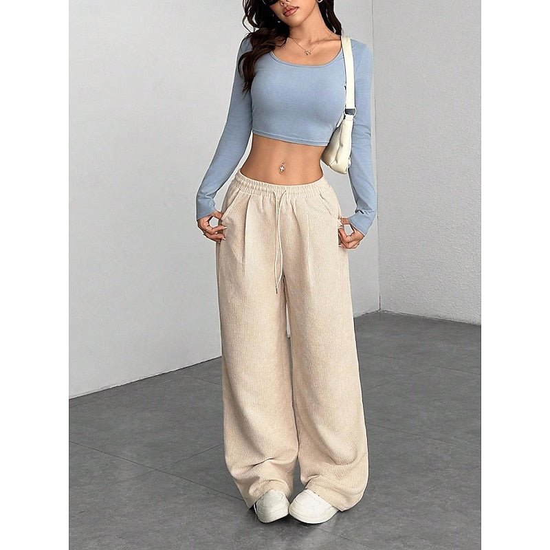 Georgina | Wide-Leg Pants – Relaxed Style for Everyday Wear