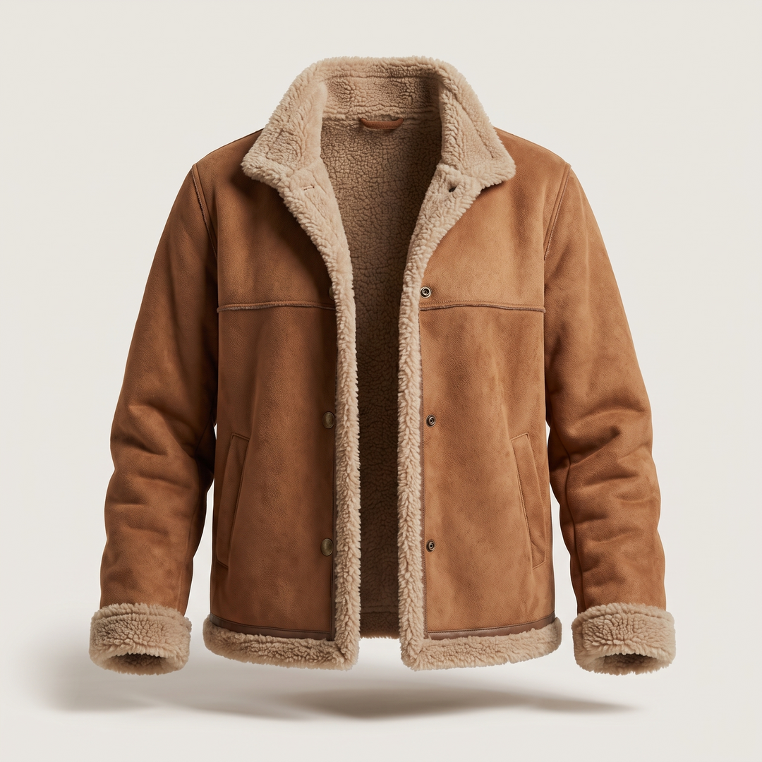 RUBY | Shearling-Lined Jacket – Timeless Comfort for Women