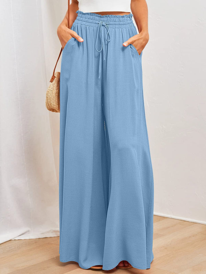 Freya | Lightweight Wide Leg Palazzo Pants