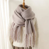 Daisy | Warm and Elegant Oversized Wool-Blend Scarve