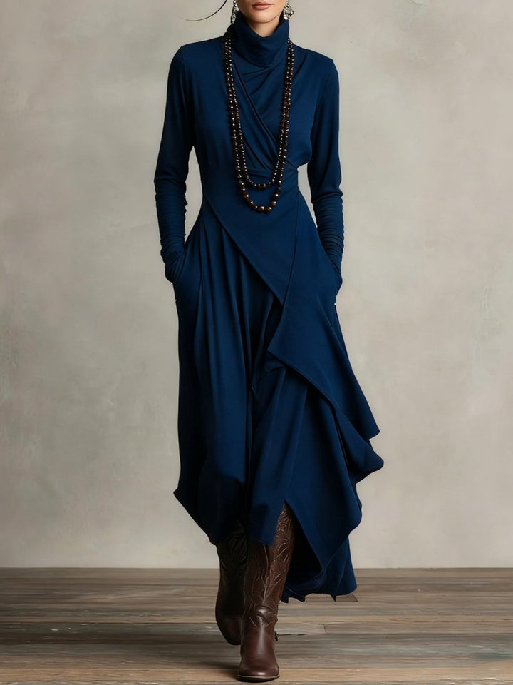 Avery | Modern And Elegant Long Sleeved Maxi Dress