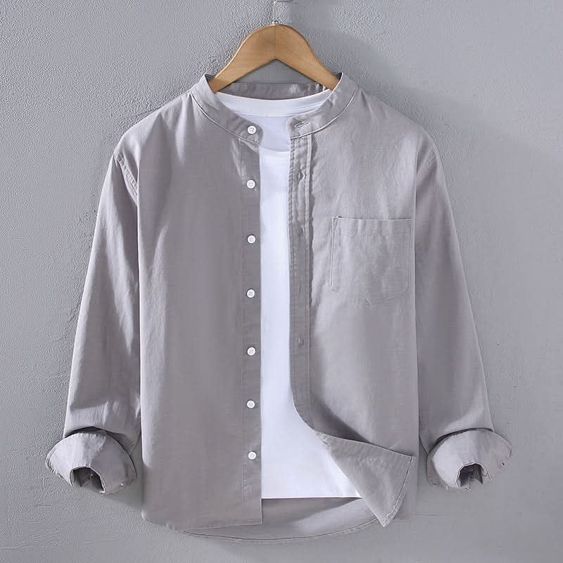 Riley | Casual Linen Shirt – Structured Design for Effortless Style