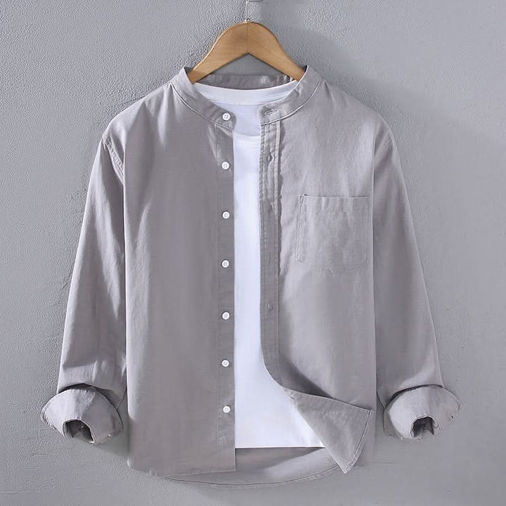 Riley | Casual Linen Shirt – Structured Design for Effortless Style