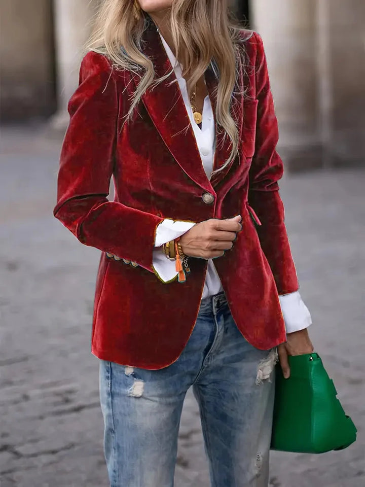 Seraphina | Comfortable And Versatile Velvet Blazer