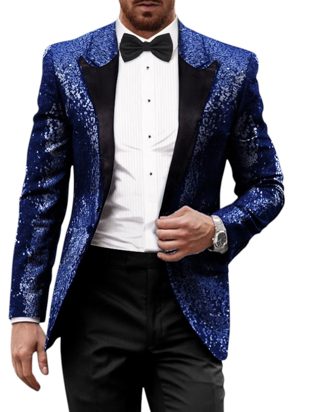 Braun | Retro Blazer – Stylish Sequin Design for Men