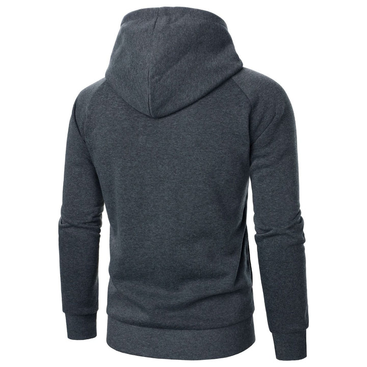 CROSSFIELD | Asymmetric Zip Hoodie – Modern Urban Style for Men