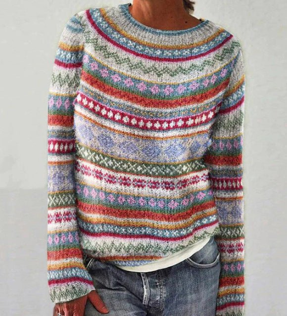 Angela | Knit Sweater – Elegant Warm Design for Women