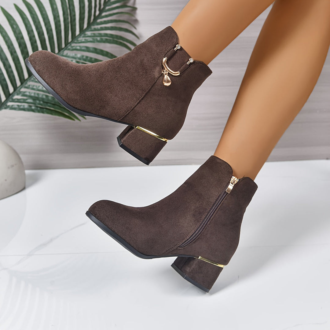 Hazel | Sophisticated and Stylish Suede Chelsea Ankle Boots