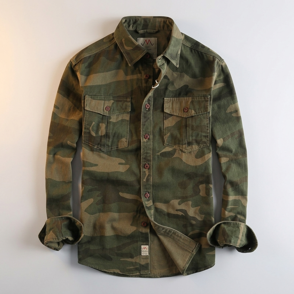 Brentford | Utility Button-Up Shirt for Men with Functional Design