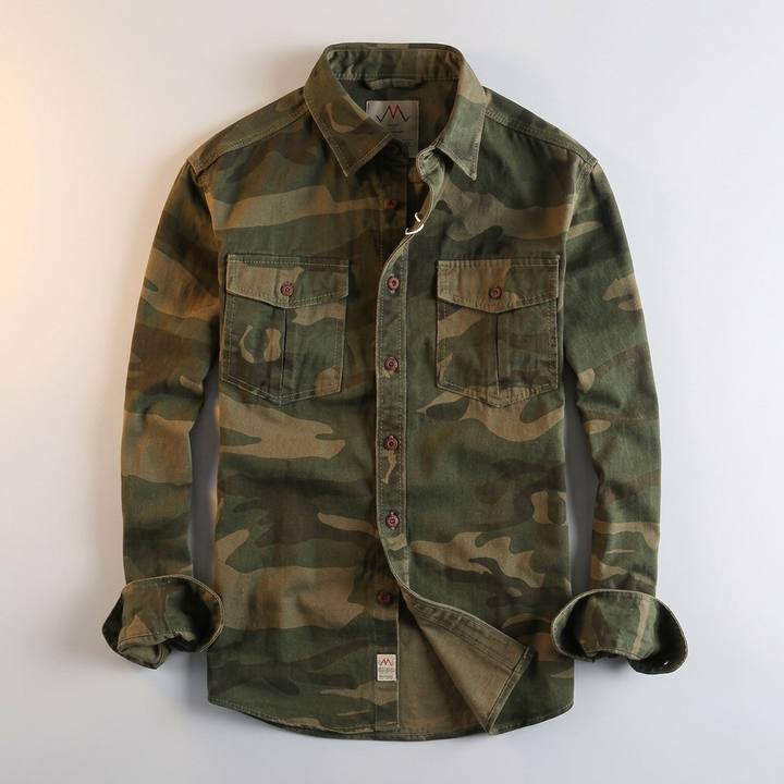 Brentford | Utility Button-Up Shirt for Men with Functional Design