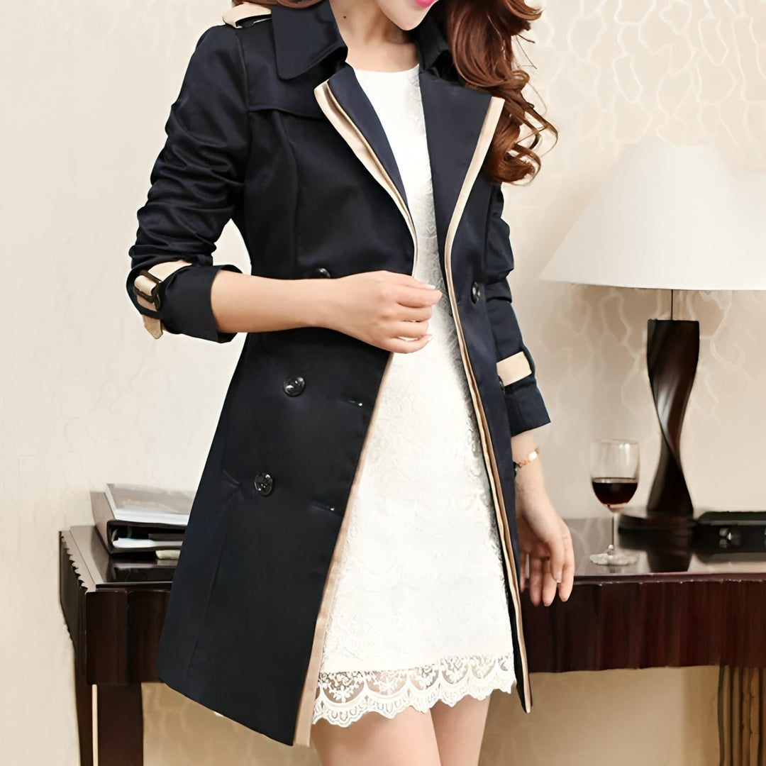 Clara | Comfortable And Classic Long Trench Coat
