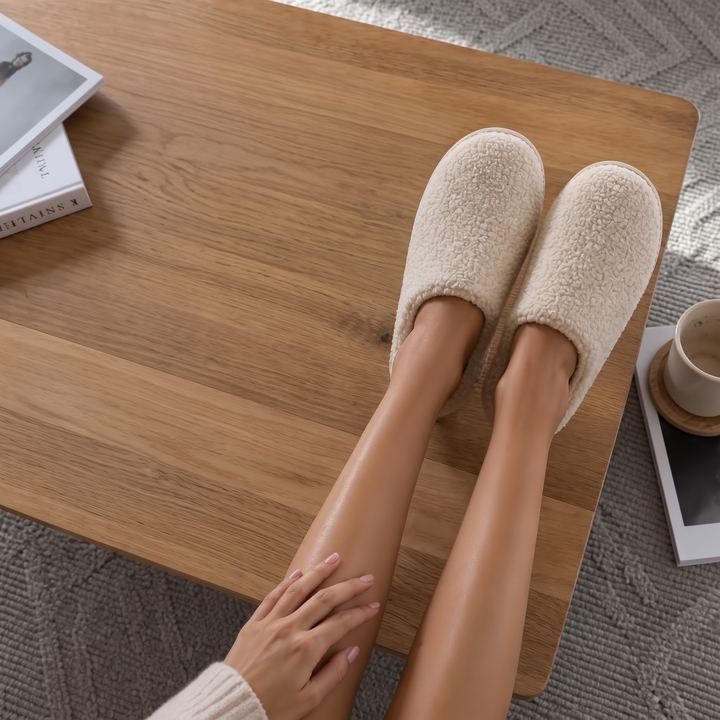 Toastia | Plush Indoor-Outdoor Non-Slip Slippers for Women