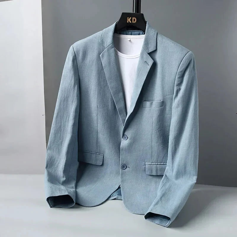 David | Comfortable And Breathable Men's Linen Blazer
